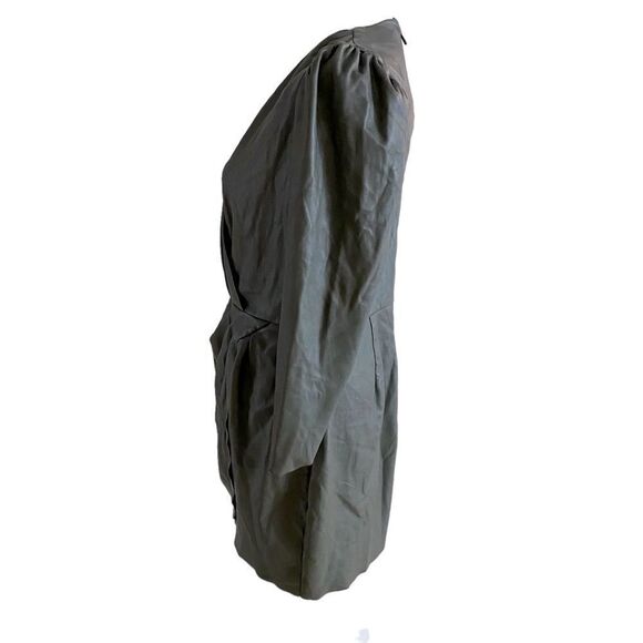 Saylor Veronicka Faux Leather Dress Size Large - Picture 5 of 8